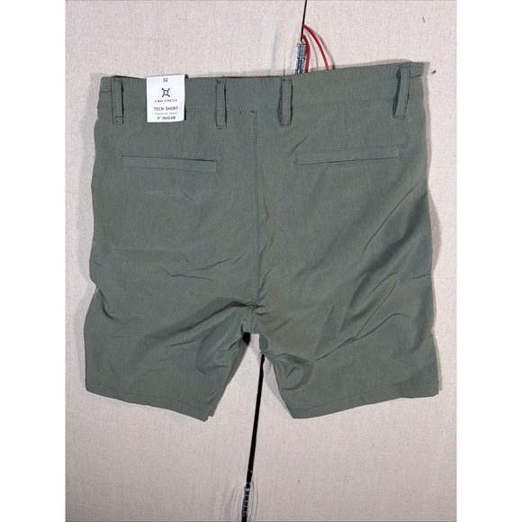 Kenneth Cole Tech Shorts Lightweight Stretch Wicking 9" In Seam Size 32 $69 - Picture 5 of 5